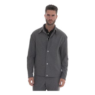 HUGO BOSS Heren, Jassen, Grijs, Maat: XL Wol