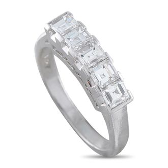 Luxury Bazaar Platinum 1.32ct Diamond Ring MF46-052126