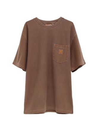 Carhartt Work in Progress Brown Crew Neck T-Shirt