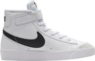 Nike Boys Blazer Mid 77 - Preschool Basketball Shoes White/Black/Orange Size 10.5