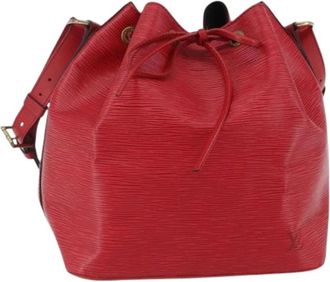 Louis Vuitton Pre-owned Bucket Bags, female, Red, Size: ONE SIZE Pre-owned Bucket Bag