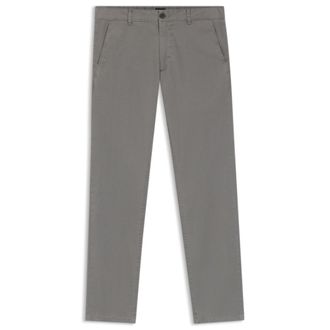 BOSS Slim-fit chinos in printed stretch-cotton twill