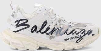 Balenciaga Sneakers Track in mesh con logo stampato