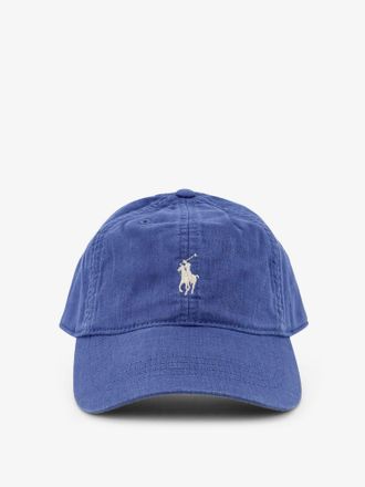 Ralph Lauren Cappello in lino con logo ricamato frontale - POLO RALPH LAUREN - gender_Man
