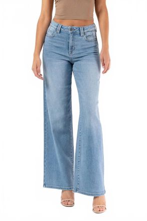 Hidden Jeans Nori High Waist Wide Leg Jean In Blue