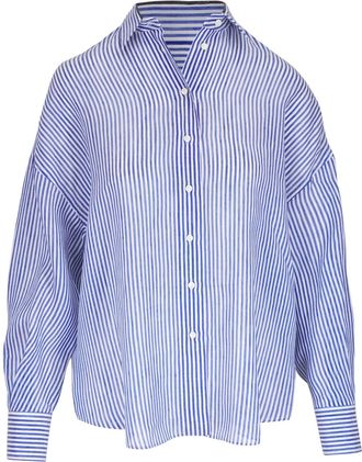 Brunello Cucinelli Camicia a righe - Blu