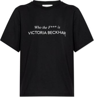 Victoria Beckham Mujer, Camisetas, Negro, Talla: M