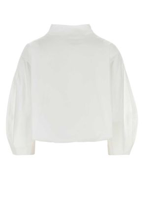 Givenchy Womens White Poplin Shirt Exterior: Cotton Camicie