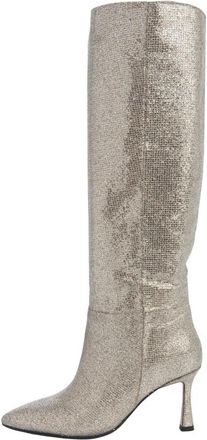 L'Arianna St 1580 Laars met Hak - Dames - Laarzen met Hak - Grijs - 40 EU - Leer - Schoenen