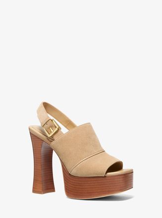 Michael Kors Rye Suede Platform Sandal
