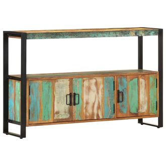 vidaXL Aparador De Madera Maciza Reciclada 120x30x75 Cm Vidaxl