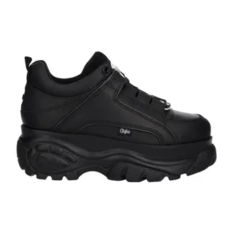 Buffalo 1339-14 2.0 Low Sneaker - Heren - Schoenen - Zwart - Maat: 44 EU Leer