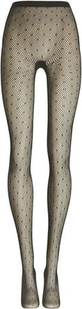 Wolford Calze a rete a pois - - Underwear - Donna - Marrone - S