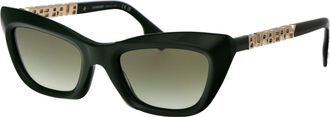 Burberry Womens Sunglasses Green Acetate