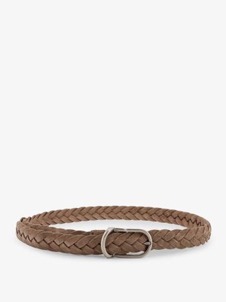 Brunello Cucinelli Cintura intrecciata in suede - BRUNELLO CUCINELLI - gender_Man