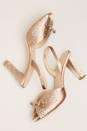 Maeve Crystal Slingback Heeled Sandals