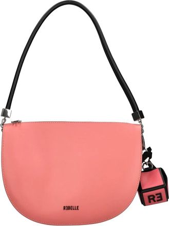 Rebelle Leren Schoudertas - Dames - Schoudertassen - Roze - ONE Size - Leer - Tassen