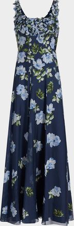 Sachin & Babi Indira Embellished Floral Gown