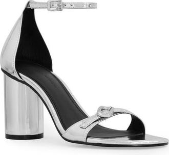 Rebecca Minkoff Ankle Strap Sandal in Silver at Nordstrom, Size 5.5
