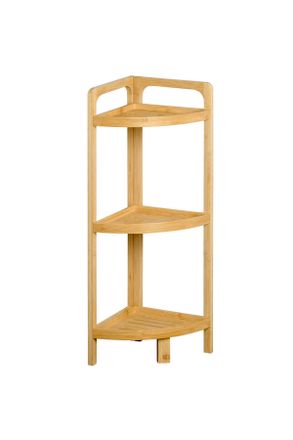 KESPER Eckregal, Naturfarben, Naturmaterialien, 23x70x23 cm, FSC 100%, Wohnzimmer, Regale, Eckregale