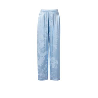 Balenciaga Wide Trousers - female - Balenciaga - Wide Trousers - Blue - S - Trousers