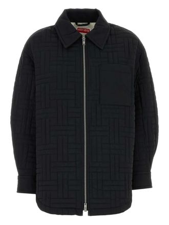 Kenzo quilted long-sleeves jacket - Black