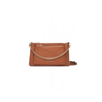 Michael Kors Tassen, Dames, Bruin, ONE Size, Leer, Jet Set Medium Pebbled Leather Convertible Crossbody Bag