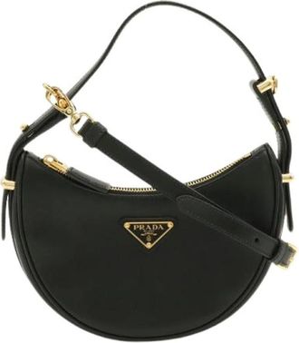 Prada Borsa a spalla Pre-owned in pelle - - Pre-owned - Donna - Nero - ONE SIZE