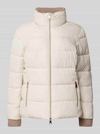White Label Steppjacke mit Stehkragen in Offwhite, Größe 34