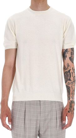 Drumohr Superlight Terry Cotton Crewneck T-Shirt