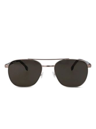 BOSS Zonnebril met piloten montuur - Zilver
