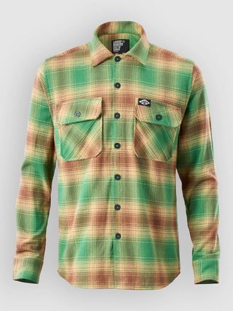 Loose Riders Global Alliance Oakleaf Flannel Hemd green
