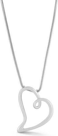 Glaze Jewelry Heart Pendant Necklace in Silver at Nordstrom Rack