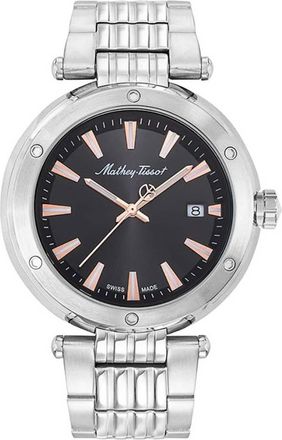 Mathey-Tissot Mens Neptune Black Dial Watch