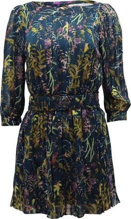 Diane Von Fürstenberg Diane Von Furstenberg Chiffon Print Short Dress in Multicolor Silk