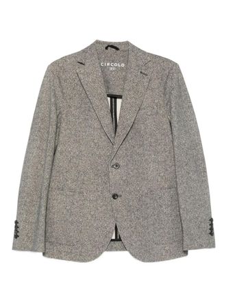 Circolo 1901 single-breasted blazer - men - Fabric - 54 - Grey