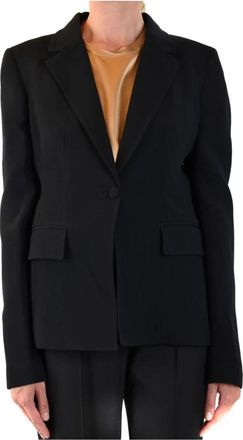 Philipp Plein Stijlvolle Blazer - Dames - Blazers - Zwart - M - Wol - Jassen