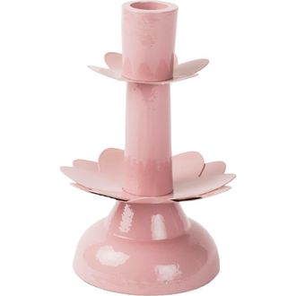 Mela Artisans Lotus Bloom Tapered Pink Candleholders Large in Pink Floral at Nordstrom