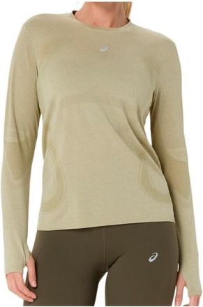 Asics Road Seamless L/S Top Laufshirt f&uuml;r Damen | beige