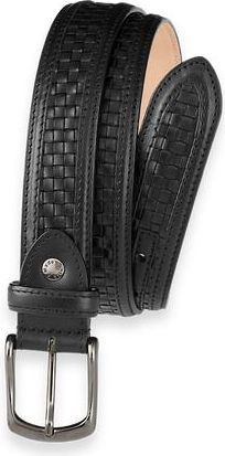 Paul Fredrick Everett Belt in Black at Nordstrom, Size 40