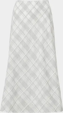 Rag & Bone Wren Plaid Silk-Blend Skirt