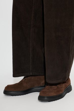 Tod's Suede Ankle Boots, Mens, Brown