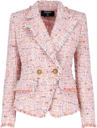 Balmain Blazer In Tweed