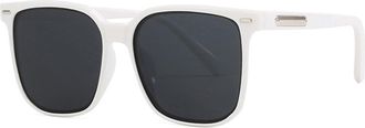 Generic Driving Men Vacation Sunglasses Outdoor Women Commuter Sun Glasses(White)