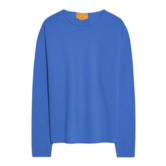 Guest In Residence Cashmere Knitwear, female, Blue, Size: XS Oversized Crew