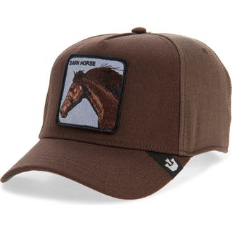 Goorin Brothers Dark Horse Patch Snapback Baseball Cap in Brown at Nordstrom Rack