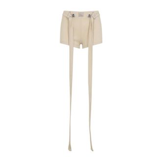 Jean Paul Gaultier Short Shorts, female, Beige, Size: S Bermuda Shorts
