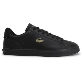 Lacoste Lerond Pro Leather Synthetic Mens Comfort Trainers - Black Black - Size:UK 11