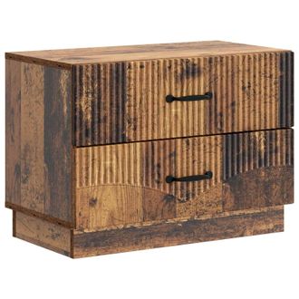 vidaXL Armario De Noche Madera Envejecida 62 X 34,5 X 44,5 Cm Vidaxl