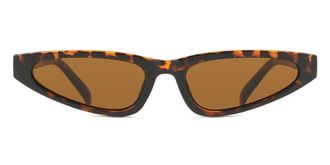 LMNT Sunglasses Cat Eye Full Rim Plastic Womens Prescription Sunglasses Tortoiseshell Size 54 - LMNT